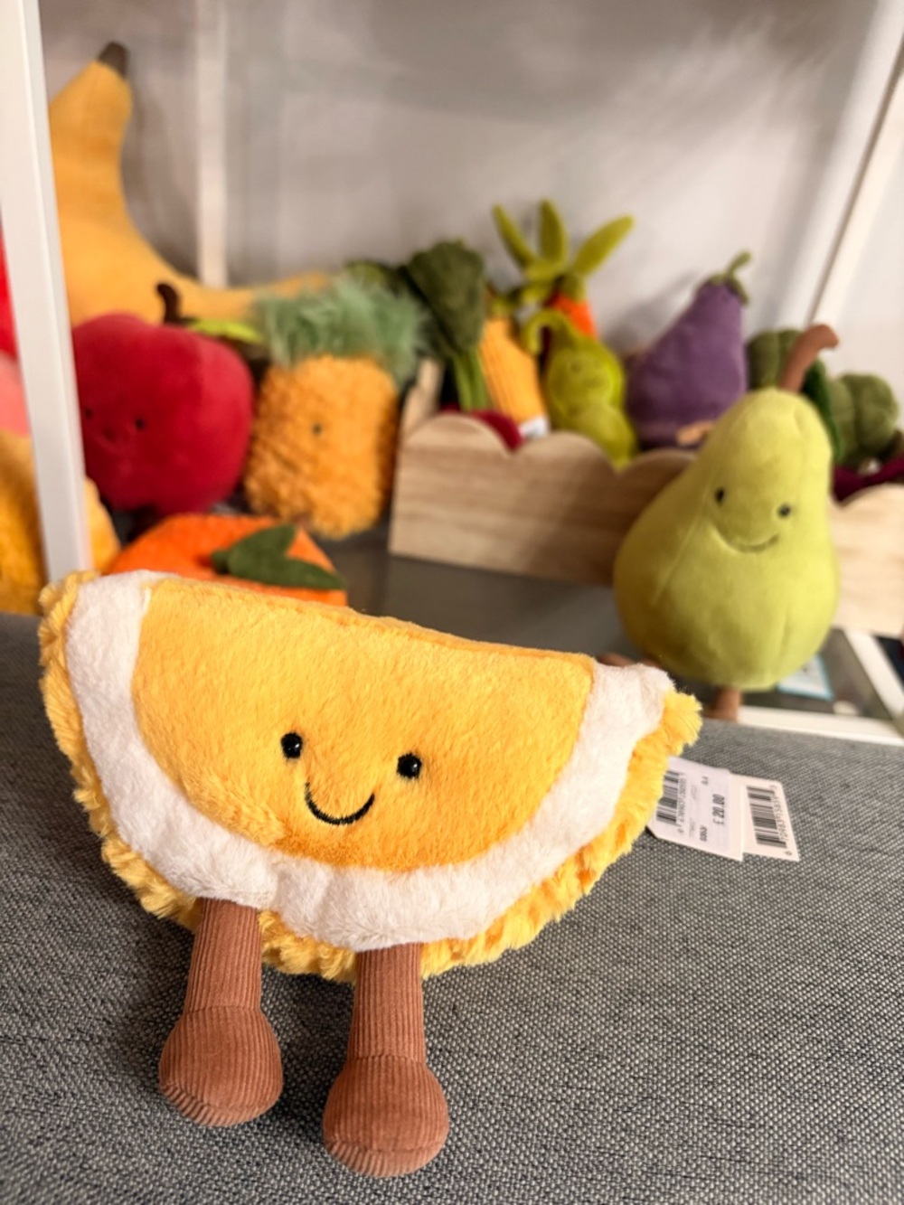 New with tags Rare Jellycat Amuseables Clemont Lemon